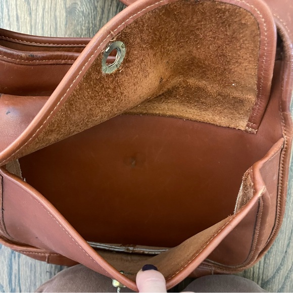 Vintage Coach British tan leather Taft shoulder bag - Picture 6 of 16